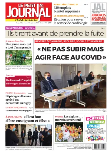 Le Petit Journal - L'hebdo local du Lot - 3 Sep 2020