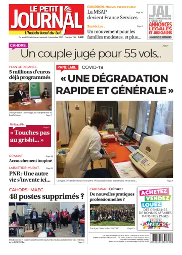 Le Petit Journal - L'hebdo local du Lot - 29 Oct 2020