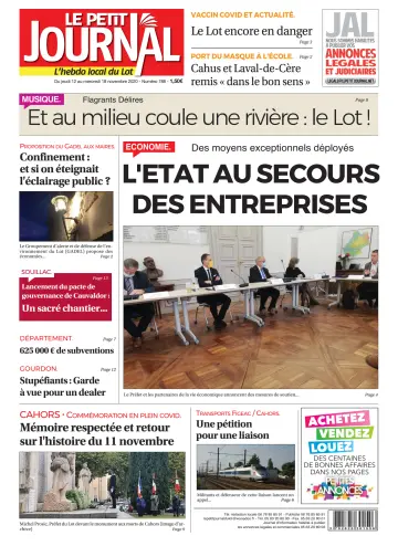 Le Petit Journal - L'hebdo local du Lot - 12 Nov 2020