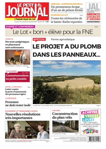 Le Petit Journal - L'hebdo local du Lot - 19 Nov 2020