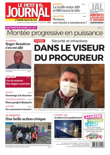 Le Petit Journal - L'hebdo local du Lot - 14 Jan 2021