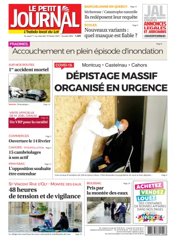 Le Petit Journal - L'hebdo local du Lot - 11 Feb 2021