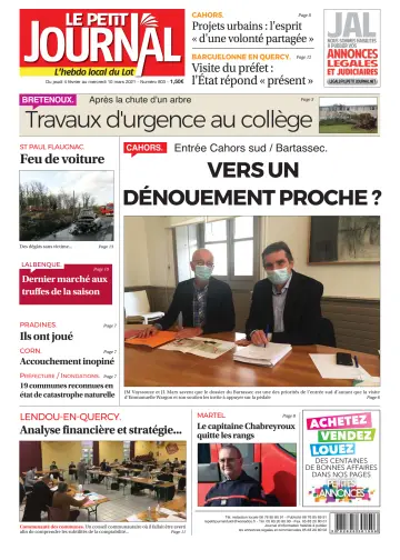 Le Petit Journal - L'hebdo local du Lot - 4 Mar 2021