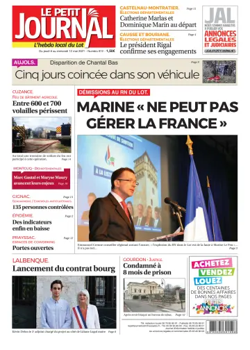Le Petit Journal - L'hebdo local du Lot - 6 May 2021