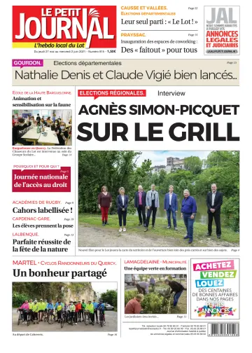 Le Petit Journal - L'hebdo local du Lot - 27 May 2021