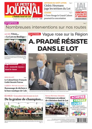 Le Petit Journal - L'hebdo local du Lot - 1 Jul 2021