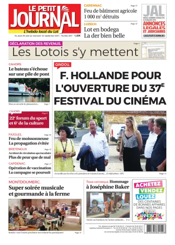 Le Petit Journal - L'hebdo local du Lot - 26 Aug 2021