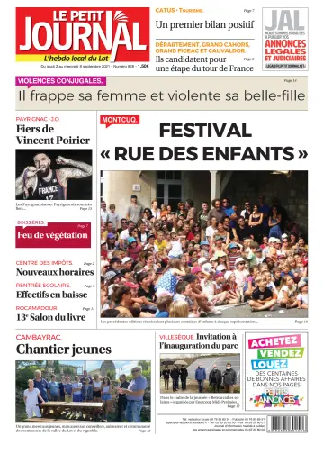 Le Petit Journal - L'hebdo local du Lot - 2 Sep 2021