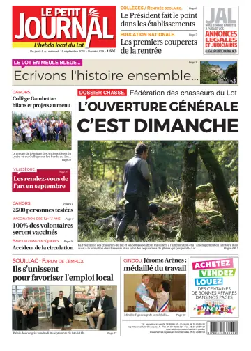 Le Petit Journal - L'hebdo local du Lot - 9 Sep 2021