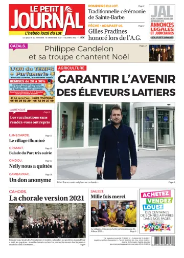 Le Petit Journal - L'hebdo local du Lot - 9 Dec 2021