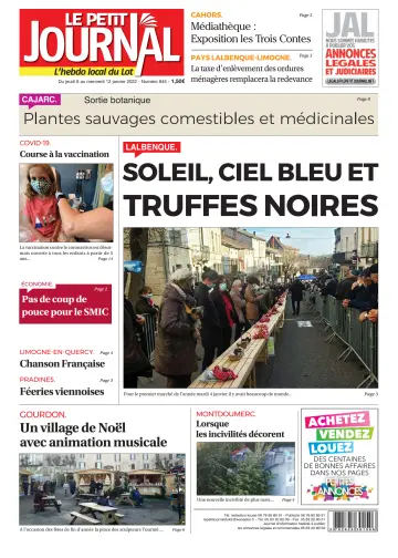 Le Petit Journal - L'hebdo local du Lot - 6 Jan 2022