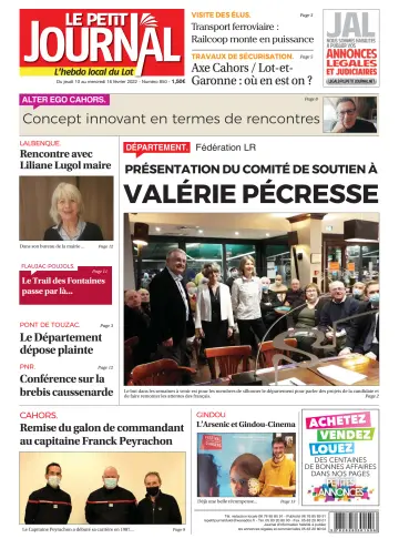 Le Petit Journal - L'hebdo local du Lot - 10 Feb 2022