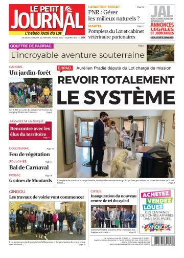 Le Petit Journal - L'hebdo local du Lot - 24 Feb 2022