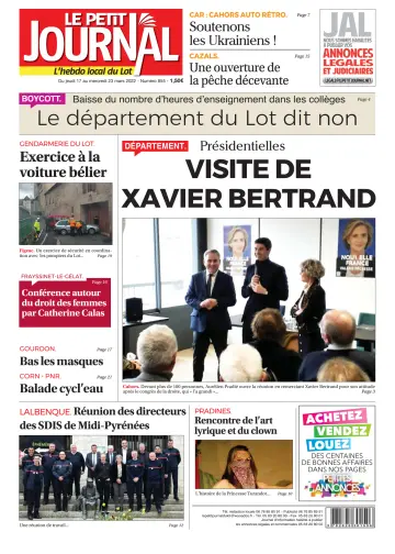 Le Petit Journal - L'hebdo local du Lot - 17 Mar 2022
