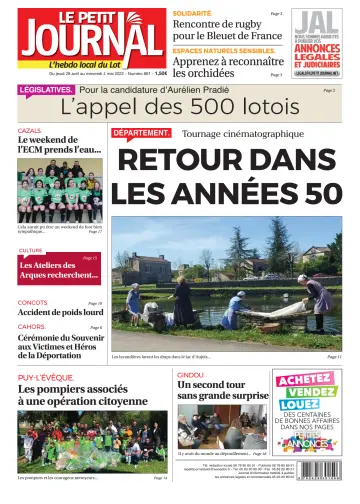 Le Petit Journal - L'hebdo local du Lot - 28 Apr 2022