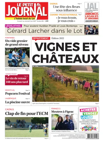 Le Petit Journal - L'hebdo local du Lot - 2 Jun 2022
