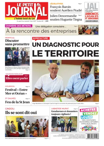 Le Petit Journal - L'hebdo local du Lot - 9 Jun 2022