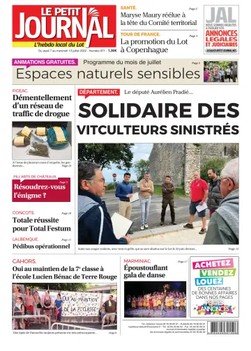 Le Petit Journal - L'hebdo local du Lot - 7 Jul 2022