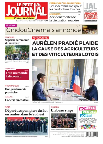 Le Petit Journal - L'hebdo local du Lot - 4 Aug 2022