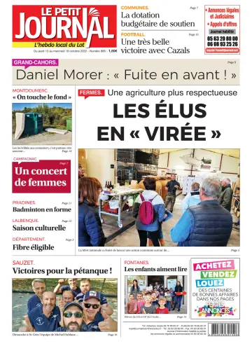 Le Petit Journal - L'hebdo local du Lot - 13 Oct 2022