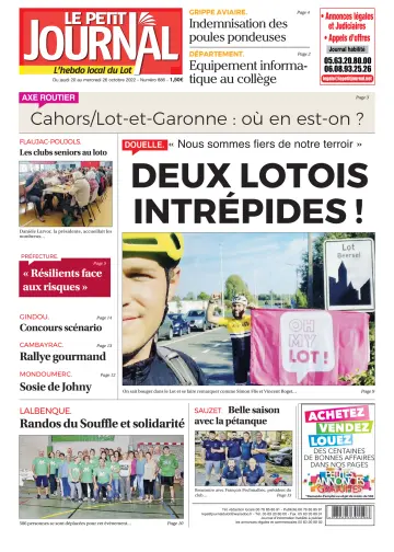 Le Petit Journal - L'hebdo local du Lot - 20 Oct 2022