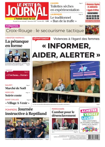 Le Petit Journal - L'hebdo local du Lot - 1 Dec 2022
