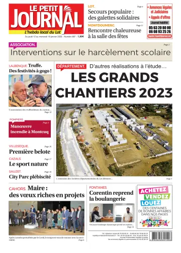Le Petit Journal - L'hebdo local du Lot - 12 Jan 2023