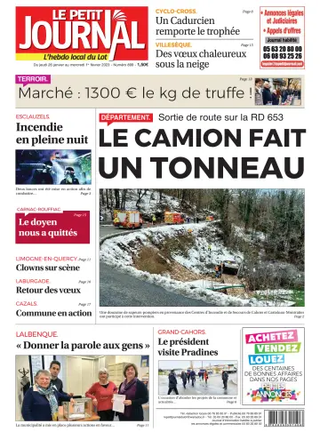 Le Petit Journal - L'hebdo local du Lot - 26 Jan 2023