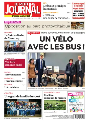 Le Petit Journal - L'hebdo local du Lot - 9 Feb 2023