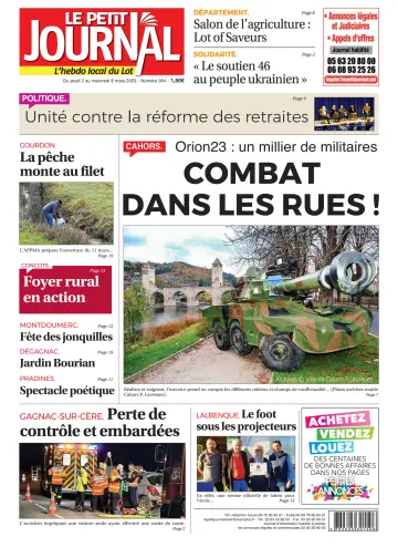 Le Petit Journal - L'hebdo local du Lot - 2 Mar 2023