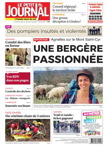 Le Petit Journal - L'hebdo local du Lot - 30 Mar 2023