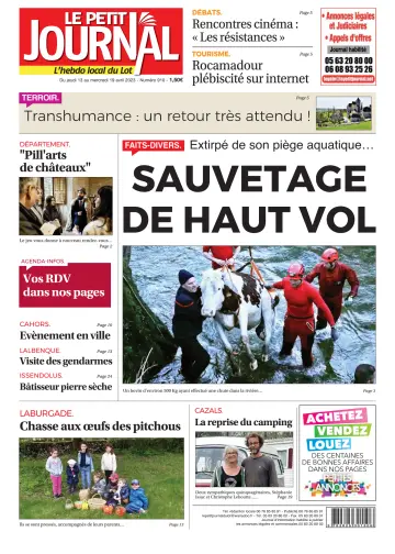 Le Petit Journal - L'hebdo local du Lot - 13 Apr 2023