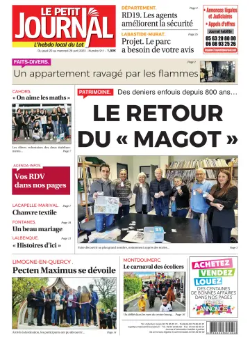Le Petit Journal - L'hebdo local du Lot - 20 Apr 2023