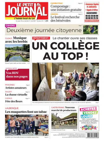 Le Petit Journal - L'hebdo local du Lot - 25 May 2023