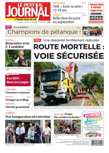 Le Petit Journal - L'hebdo local du Lot - 6 Jul 2023