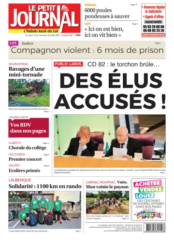 Le Petit Journal - L'hebdo local du Lot - 13 Jul 2023
