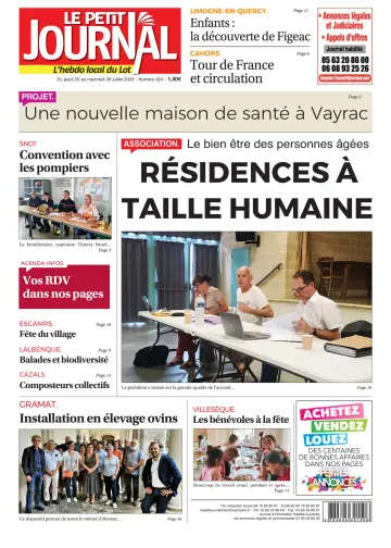 Le Petit Journal - L'hebdo local du Lot - 20 Jul 2023