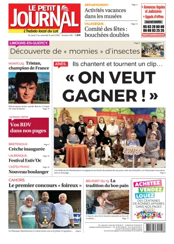 Le Petit Journal - L'hebdo local du Lot - 3 Aug 2023
