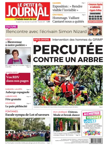 Le Petit Journal - L'hebdo local du Lot - 10 Aug 2023