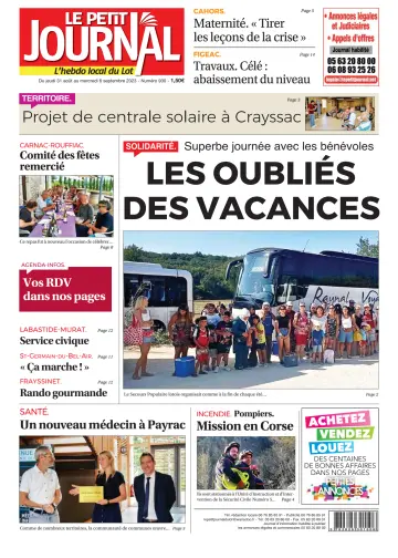 Le Petit Journal - L'hebdo local du Lot - 31 Aug 2023