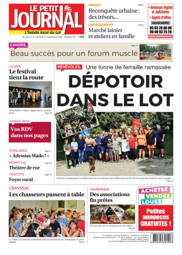 Le Petit Journal - L'hebdo local du Lot - 7 Sep 2023