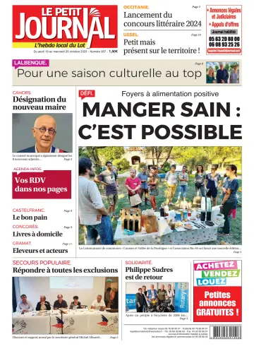 Le Petit Journal - L'hebdo local du Lot - 19 Oct 2023