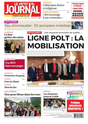 Le Petit Journal - L'hebdo local du Lot - 2 Nov 2023