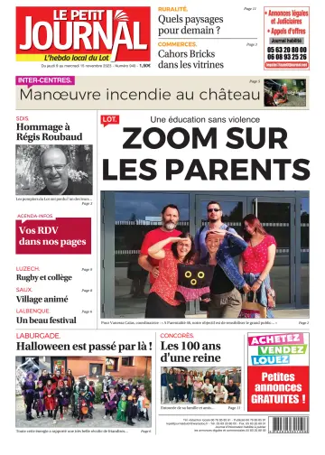 Le Petit Journal - L'hebdo local du Lot - 9 Nov 2023