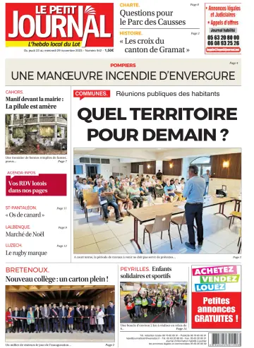 Le Petit Journal - L'hebdo local du Lot - 23 十一月 2023
