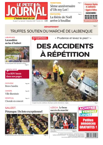 Le Petit Journal - L'hebdo local du Lot - 7 Dec 2023