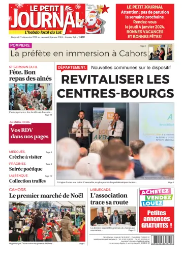 Le Petit Journal - L'hebdo local du Lot - 21 12月 2023