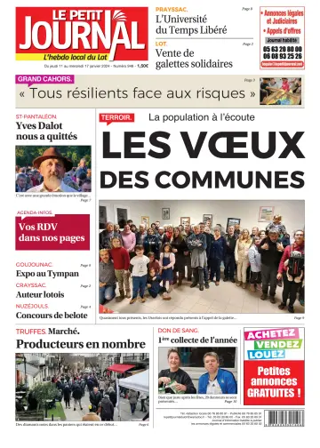 Le Petit Journal - L'hebdo local du Lot - 11 Jan 2024