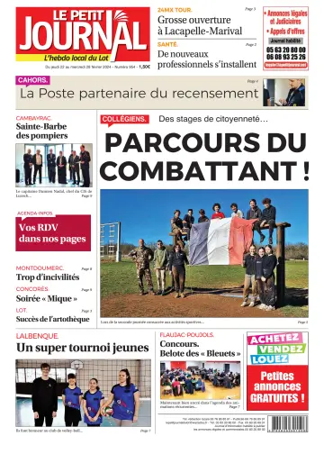 Le Petit Journal - L'hebdo local du Lot - 22 二月 2024