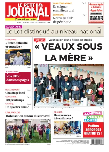 Le Petit Journal - L'hebdo local du Lot - 07 3월 2024